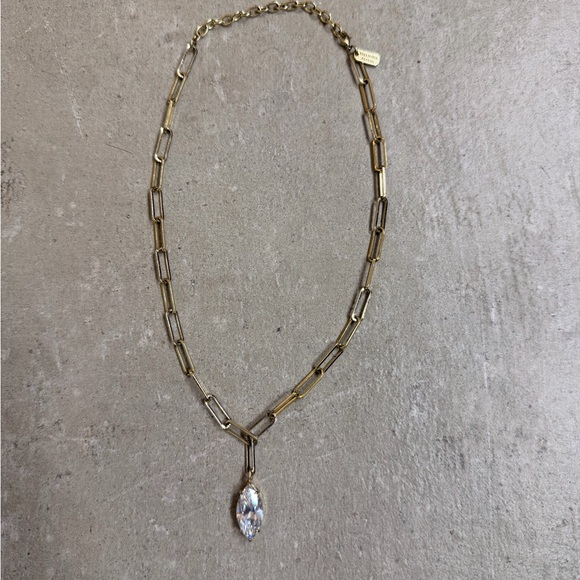 Melinda Maria Gold Samantha MARQUIS necklace - Picture 3 of 5